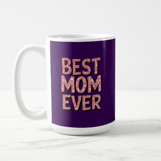 Caneca De Café Best mom ever  (Esquerda)
