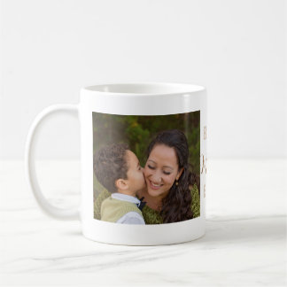 Caneca De Café Best mom Ever Full Photo Personalized Coffee Mug
