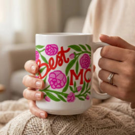 Caneca De Café Best Mom Ever Mother's Day 15 oz Mug