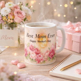 Caneca De Café Best Mom Ever Mug 11oz | Happy Mother’s Day Gift