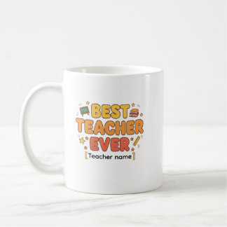 Caneca De Café best teacher ever mugs