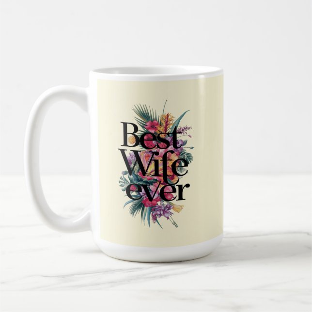 Caneca De Café Best wife ever  (Esquerda)