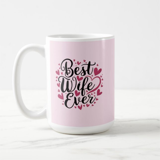 Caneca De Café Best wife ever  (Esquerda)