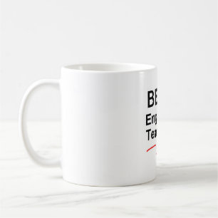 Caneca De Café Besta Engraçada ou Melhor Professora Inglesa