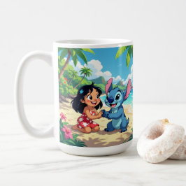 Caneca De Café Beste Freunde fürs Leben – Lilo & Stitch  