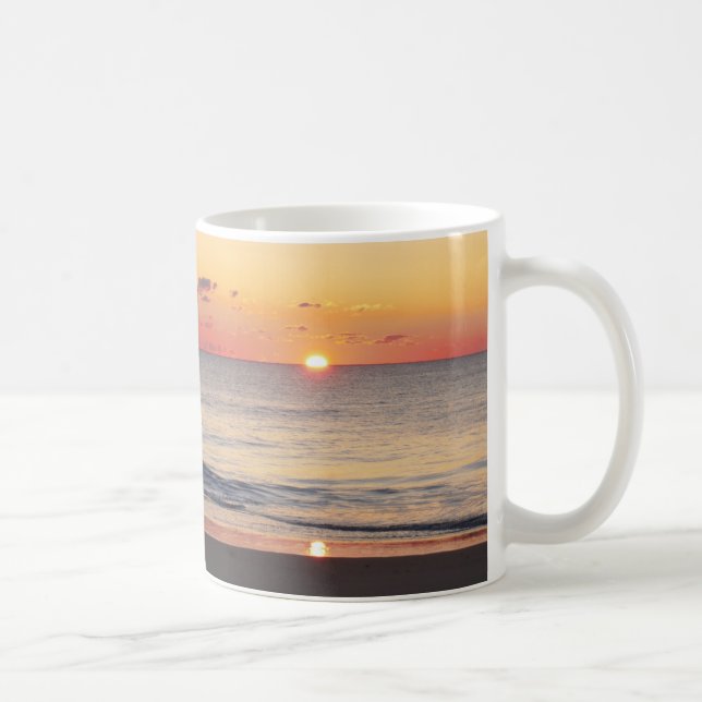 Caneca De Café Bethany Beach Sunrise II (Direita)
