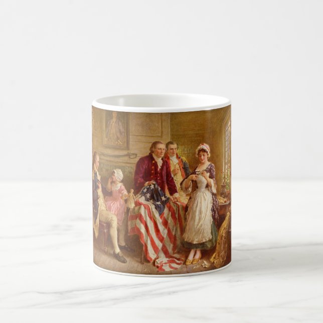 Caneca De Café Betsy Ross, 1777 (História Americana) (Patriota do (Centro)