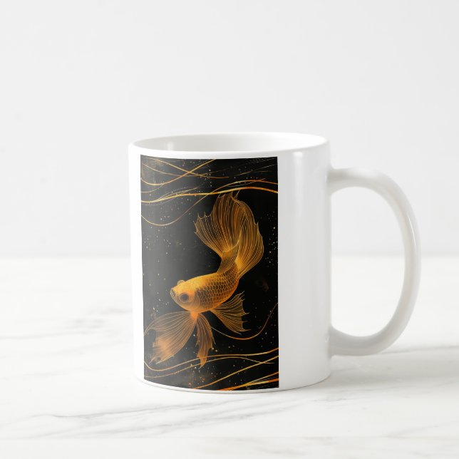 Caneca De Café Betta Fish (Direita)