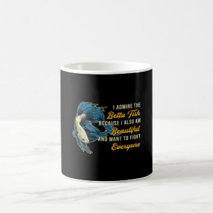 Caneca De Café Betta Fish Porque Aquário Lover Lover Lighting Fi