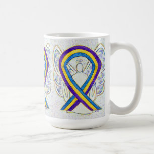Caneca De Café Bexiga Cancer Sensibilização Fita Angel Art Mug