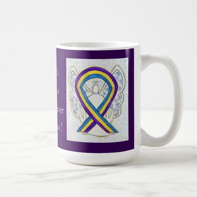 Caneca De Café Bexiga Cancer Sensibilização Fita Sacos de Café (Direita)