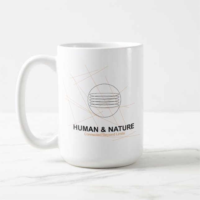 Caneca De Café Beyond Limits – Human, Urban & Nature Connected (Esquerda)