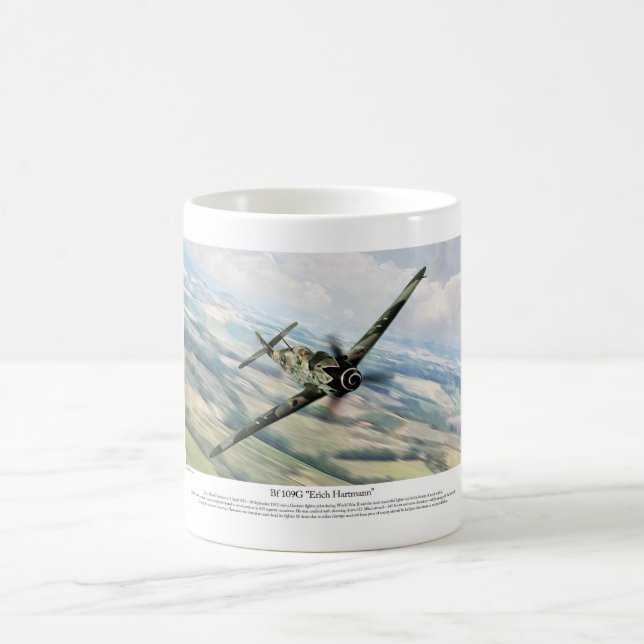 Caneca De Café Bf 109G-6 "Erich Hartmann" (Centro)