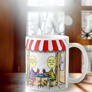 Caneca De Café BFF - Best Friend Forever Wine Café
