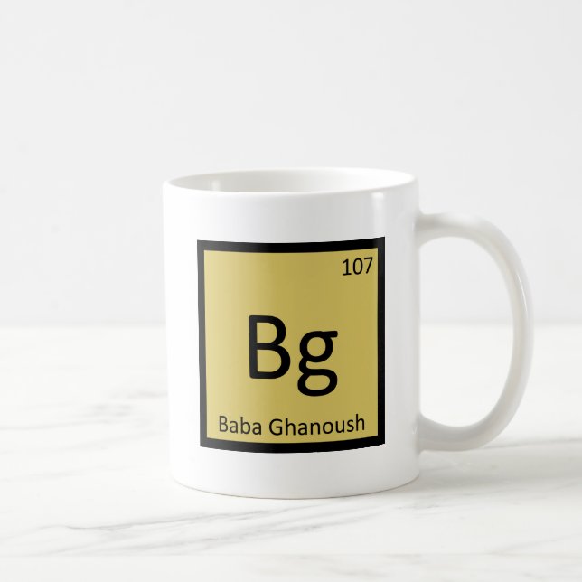 Caneca De Café Bg - Símbolo de Química de Apetista Gana Baba (Direita)