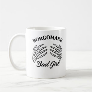 Caneca De Café Bgm Bad Girl - Skeleton Heart Hands