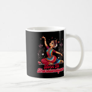 Caneca De Café Bharatanatyam Dançando Nascer Indiano Para Bharat
