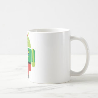 Caneca De Café Biafran Sun Droid