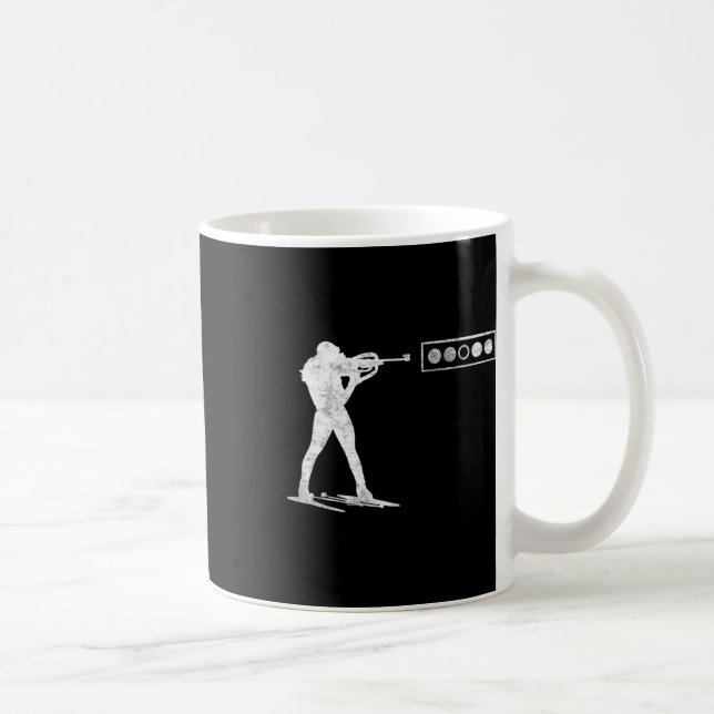 Caneca De Café Biathlet No Intervalo De Fotos (Direita)