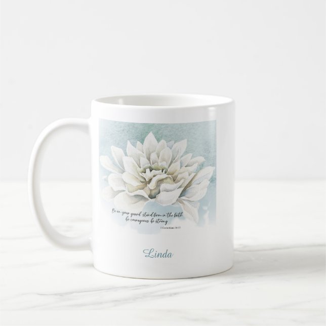 Caneca De Café Bible verse Coffee Mug (Esquerda)