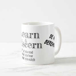 Caneca De Café Bíblia Bereana - Senha branca
