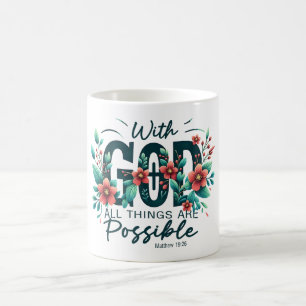 Caneca De Café Bíblia Cristã Inspiradora Verso