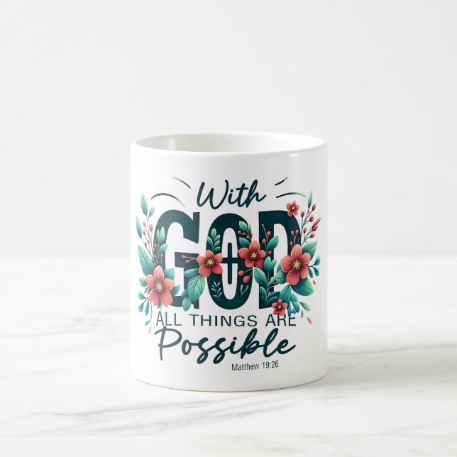 Caneca De Café Bíblia Cristã Inspiradora Verso (Centro)