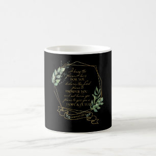 Caneca De Café Bíblia Cristã Verse Jeremiah 29 11
