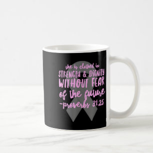 Caneca De Café Bíblia Cristã Verso de Cancer _ Scriptu Proverbs 3