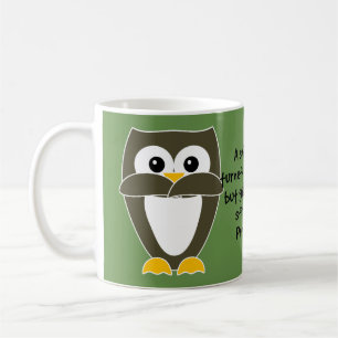 Caneca De Café Bíblia de coruja Verse Proverbs 15:1 Mug - Fale s