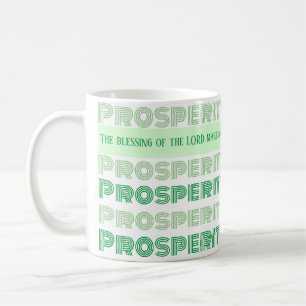 Caneca De Café Bíblia de prosperidade versus provérbios