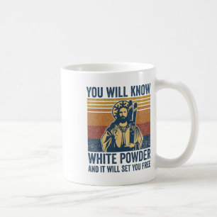 Caneca De Café Bíblia Jesus Esqui Paródia Engraçado Snowboard Bra