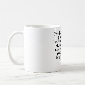 Caneca De Café Bíblia Verse Jeremiah 29:11