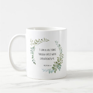 Caneca De Café Bíblia verso, Philippians 4:13