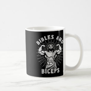 Caneca De Café Bíblias E Biceps Engraçados E Cristãos