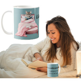 Caneca De Café Bibliófilo bibliófilo de leitor librocubicularista