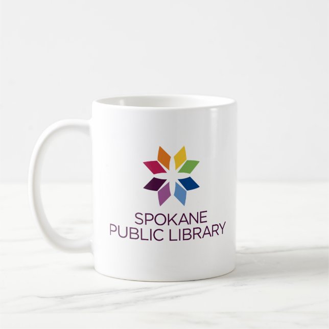 Caneca De Café Biblioteca Pública Spokane Mug (Esquerda)