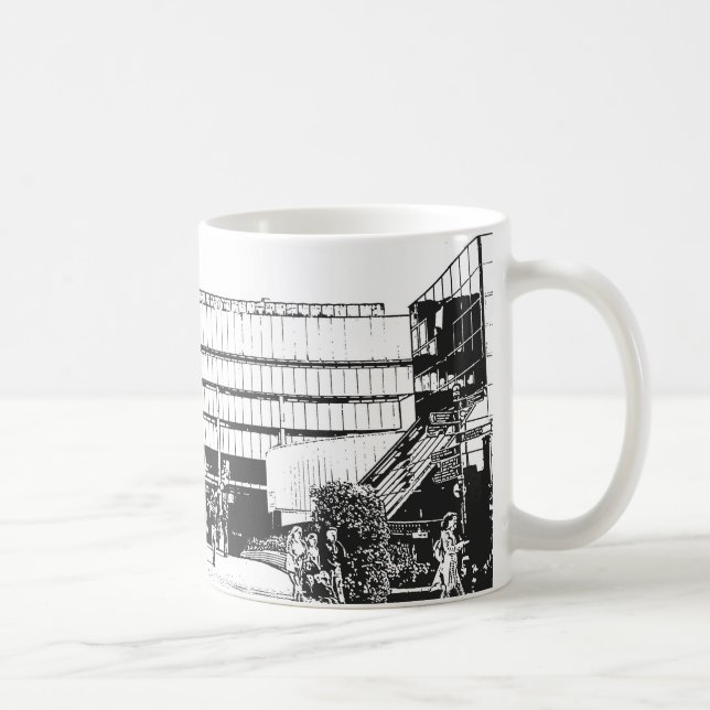 Caneca De Café Biblioteca velha de Birmingham, arquitetura do (Direita)