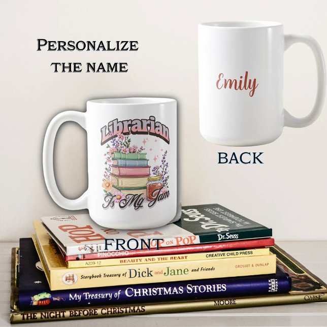 Caneca De Café  Bibliotecário   (Criador carregado)