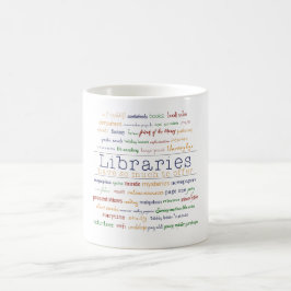 Caneca De Café Bibliotecas