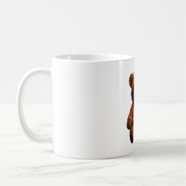 Caneca De Café Bicho de Pelúcia com Moletom de Abóbora – Design d