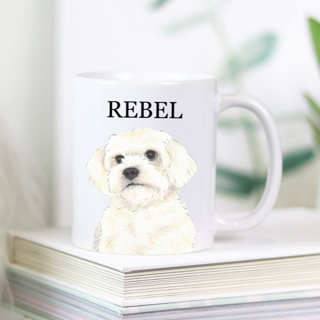 Caneca De Café Bichon, Bolonha, Coton, Havanese, (Criador carregado)