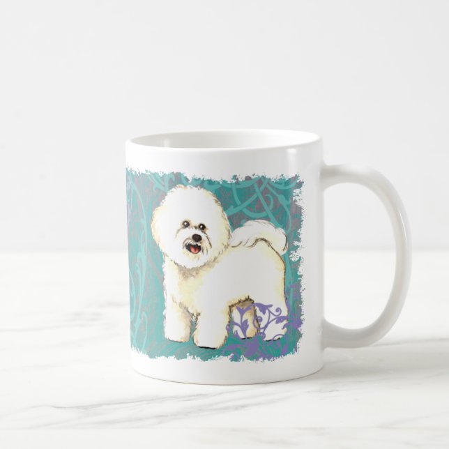 Caneca De Café Bichon elegante Frise (Direita)