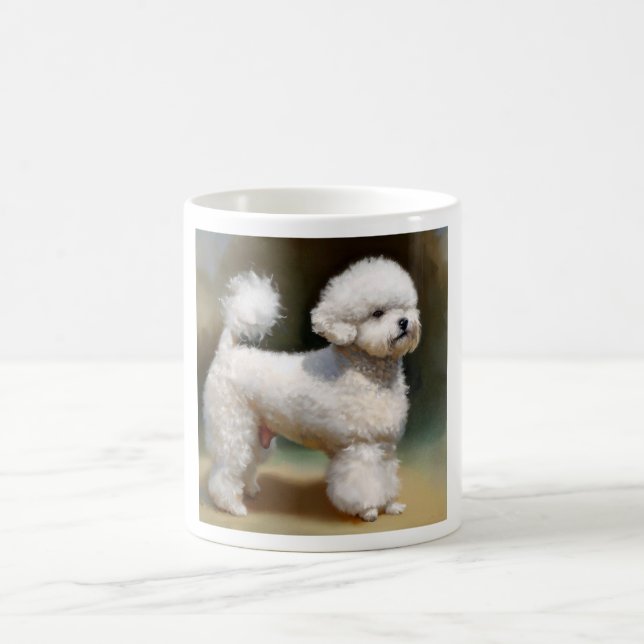 Caneca De Café Bichon Frise Dog (Centro)