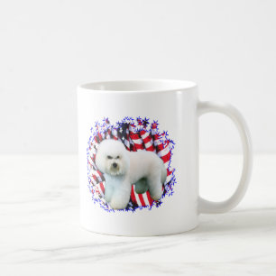 Caneca De Café Bichon Frise Patriot
