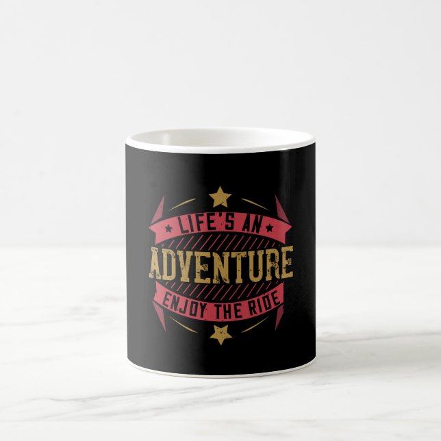 Caneca De Café Bicicleta - A vida é uma aventura (Centro)