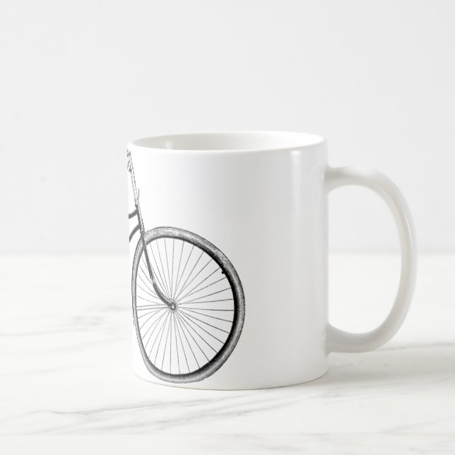 Caneca De Café Bicicleta Antiga (Direita)