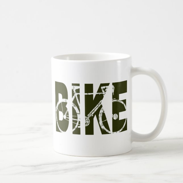 Caneca De Café Bicicleta. Ciclo. Ciclismo (Direita)
