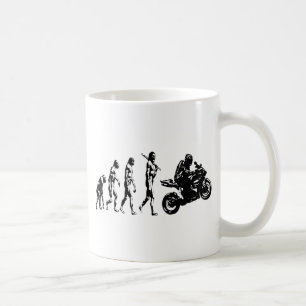 Caneca De Café bicicleta da evolução