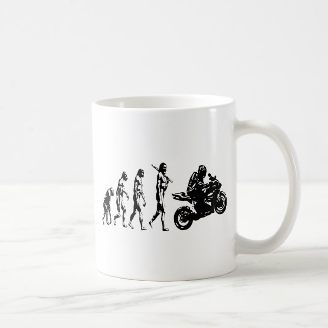 Caneca De Café bicicleta da evolução (Direita)